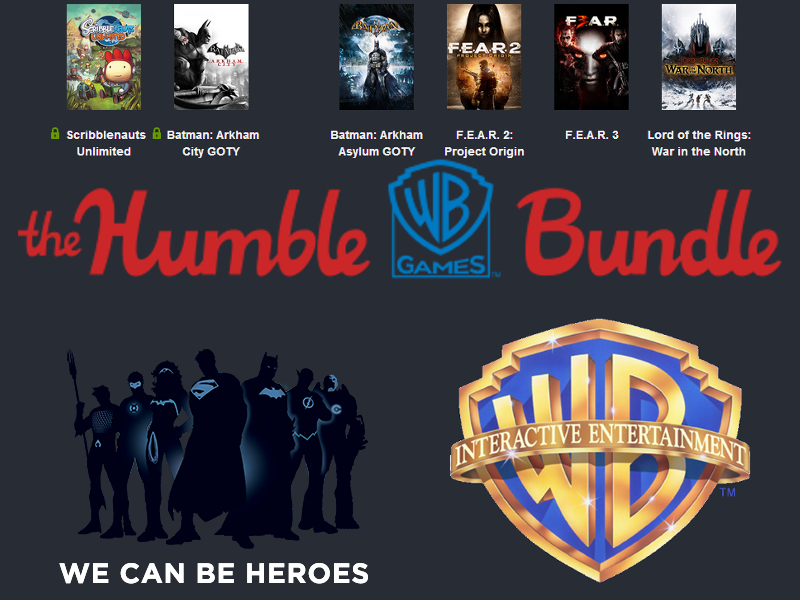 Humble Warner Bros Bundle Released